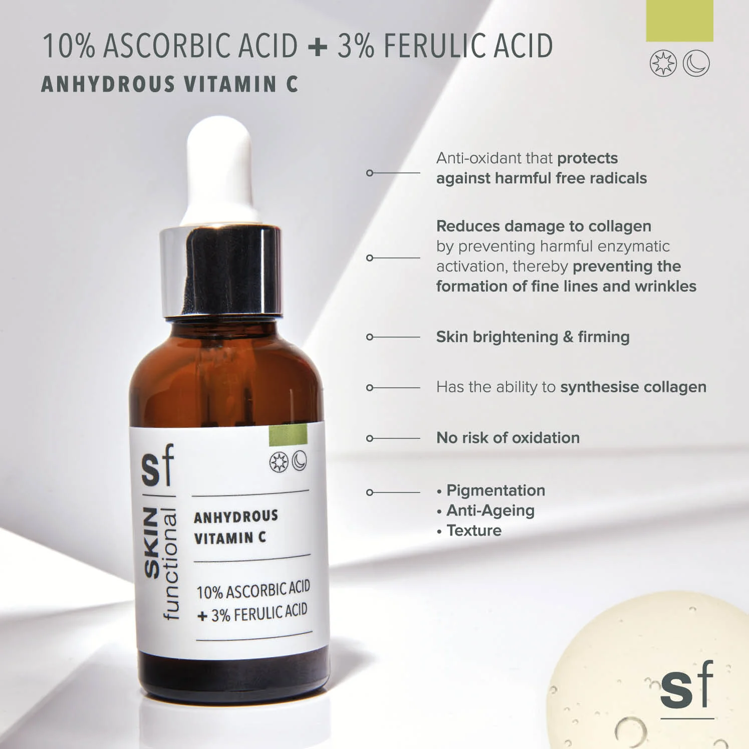 10% Ascorbic Acid + 3% Ferulic Acid Serum - Image 4