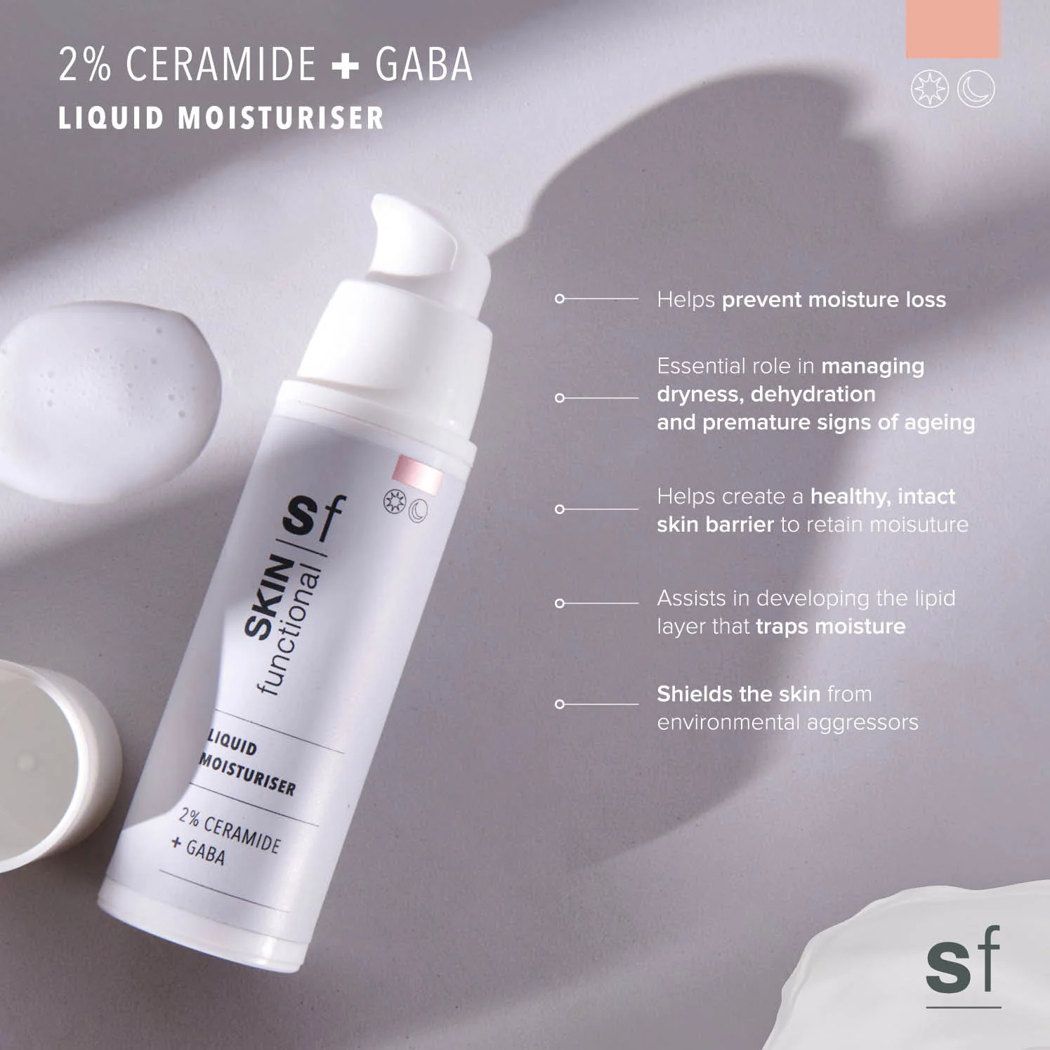 2% Ceramide + GABA Moisturising Serum - Image 4