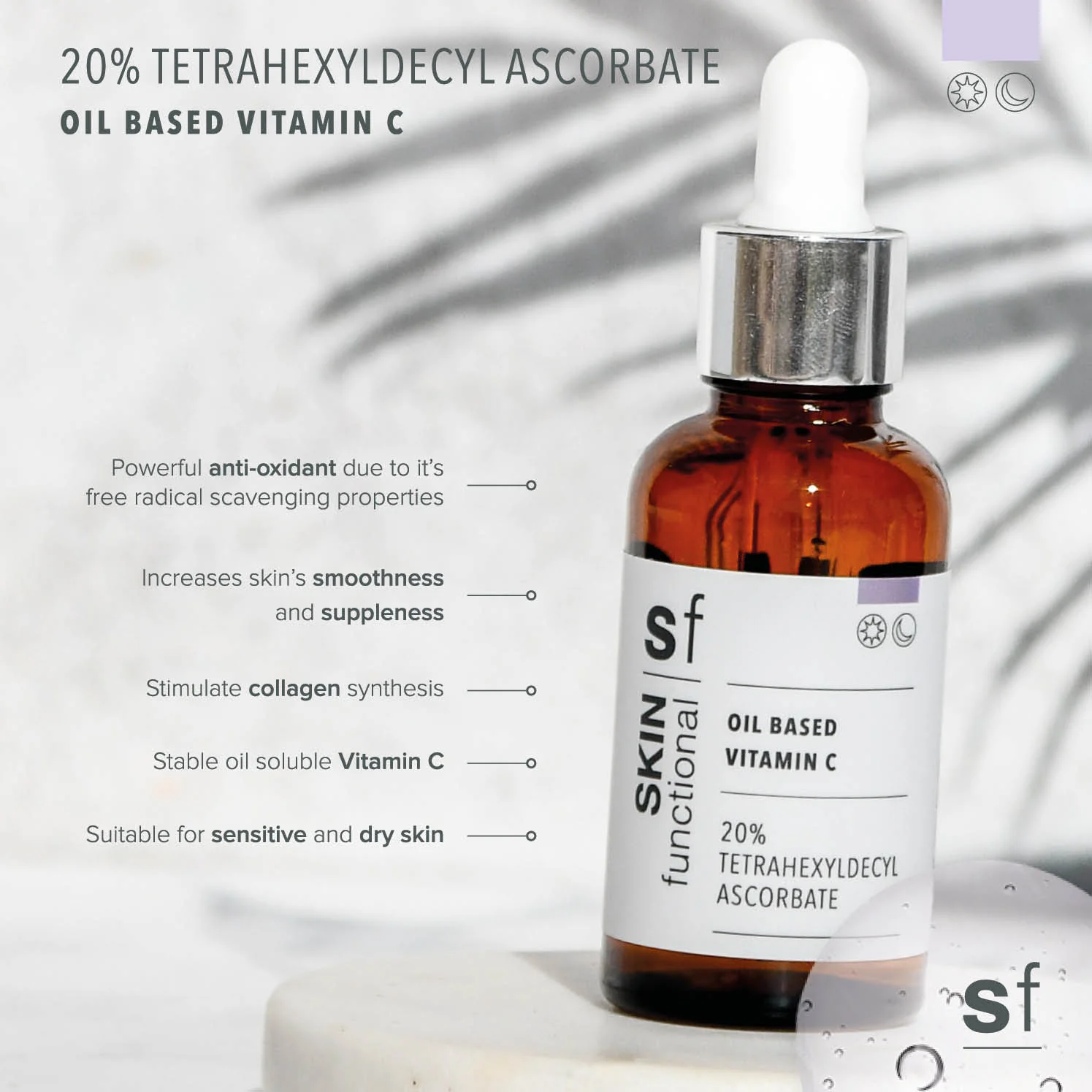 20% Tetrahexyldecyl Ascorbate Oil Serum - Image 4