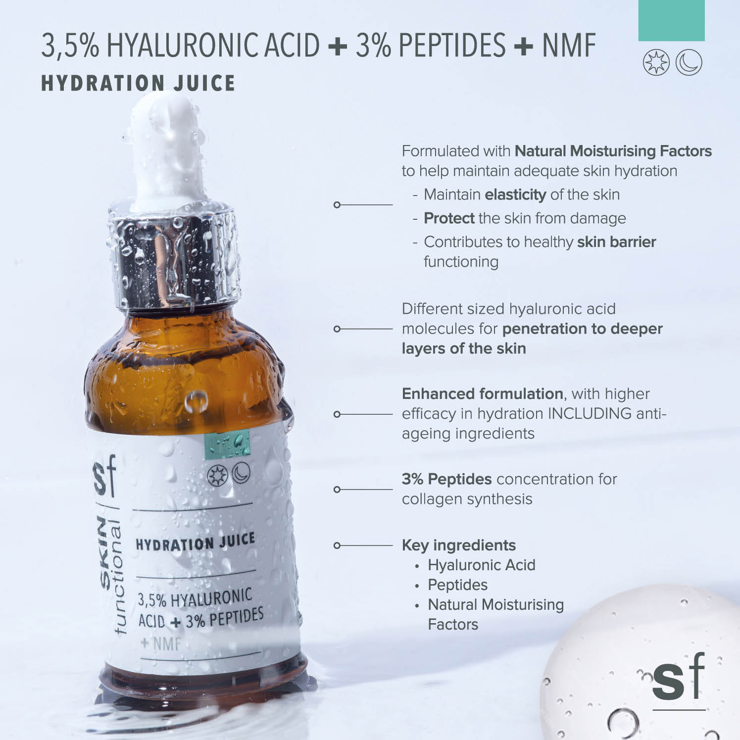 3,5% Hyaluronic Acid + 3% Peptides + NMF Serum - Image 4
