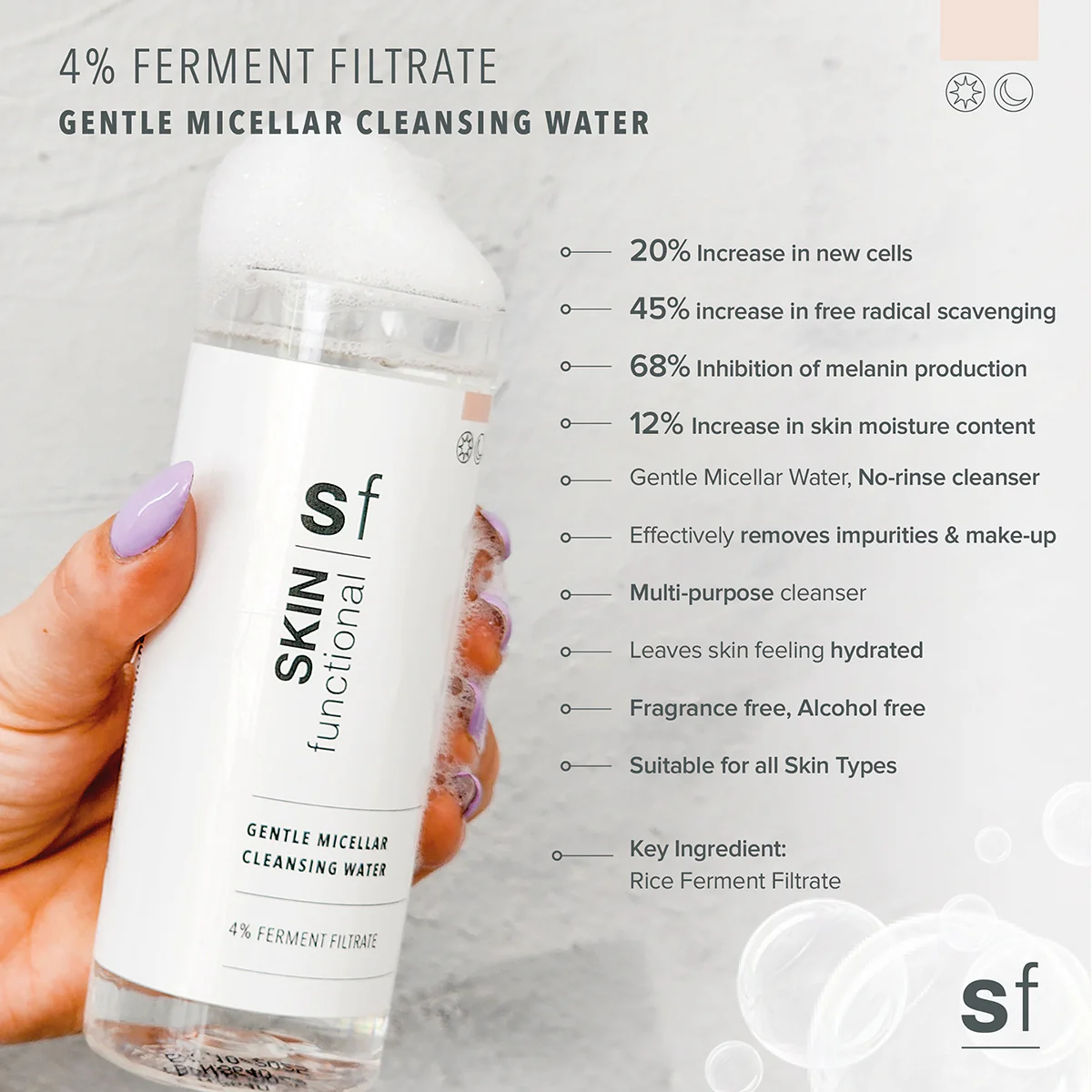 4% Ferment Filtrate Micellar Water Cleanser - Image 4